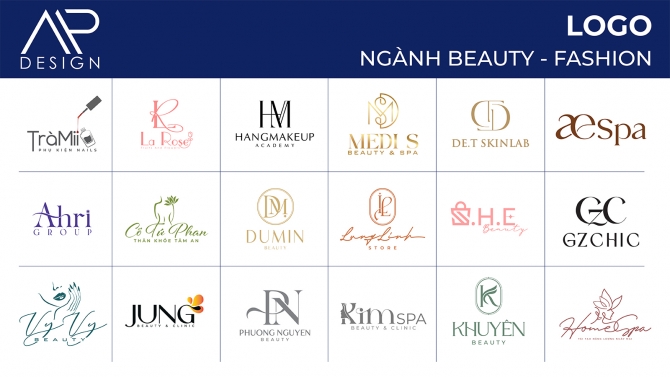 LOGO NG&Agrave;NH L&Agrave;M ĐẸP, THỜI TRANG