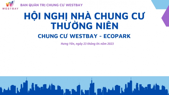 Thiết kế Backdrop - Hội nghị Nh&agrave; chung cư