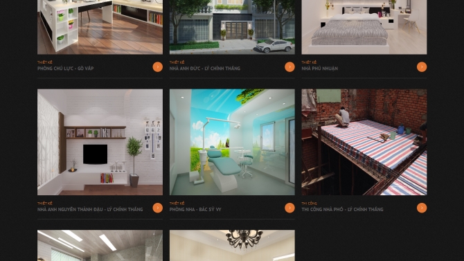 Thiết kế website c&ocirc;ng ty x&acirc;y dựng Arcbinh
