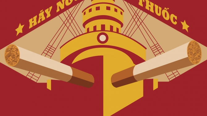Poster Ngừng h&uacute;t thuốc