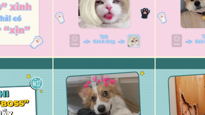B612 Social Posts Designing