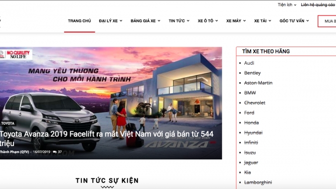 Muaxegiatot.com - Website tư vấn mua xe