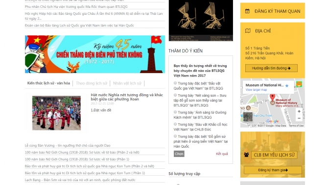 Bảo t&agrave;ng lịch sử quốc gia Việt Nam