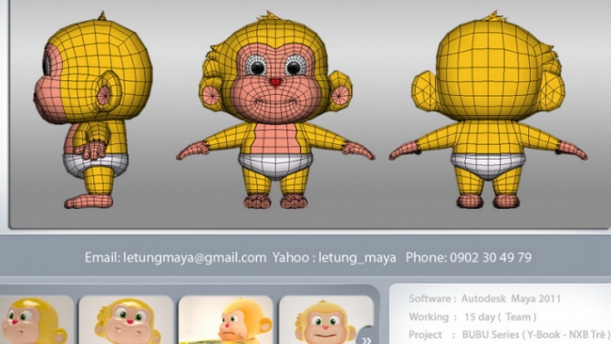 App khỉ con BUBU