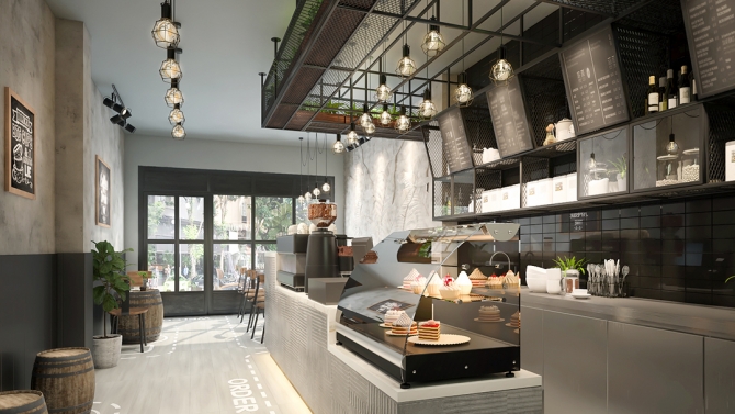 Exterior, Interior : Ty Phuoc coffee