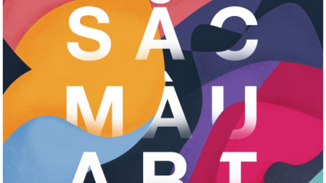 Thiết kế poster sắc m&agrave;u art