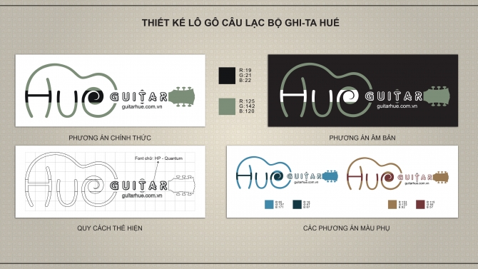 thiết kế logo CLB Ghitar Huế