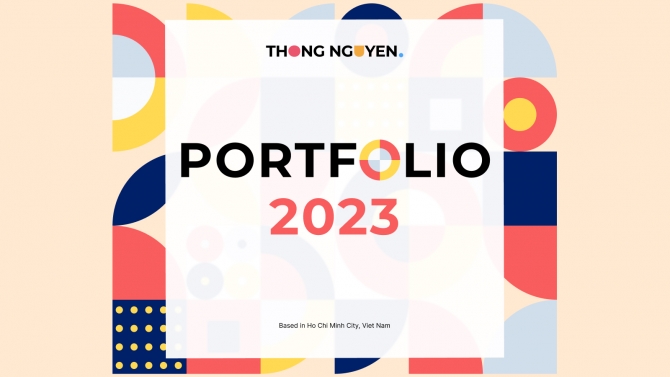 Portfolio 2023 cho Graphic v&agrave; UI/UX design