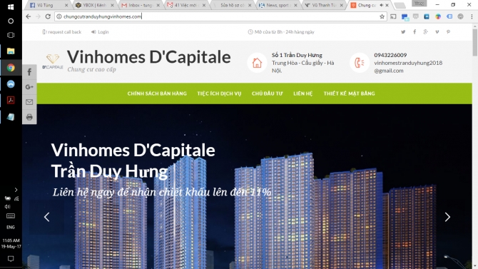 Thiết kế website BĐS