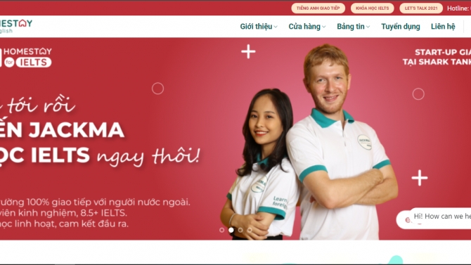 Web Jackma English Homestay