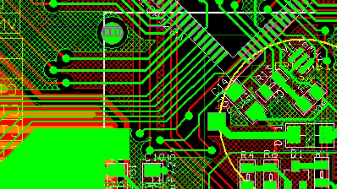Layout PCB mạch định vị GPS & GPRS