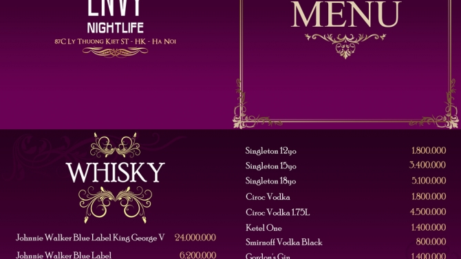 Menu Envy