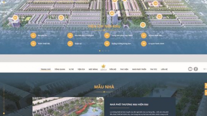 THIẾT KẾ WEBSITE, LANDING PAGE DỰ &Aacute;N BDS