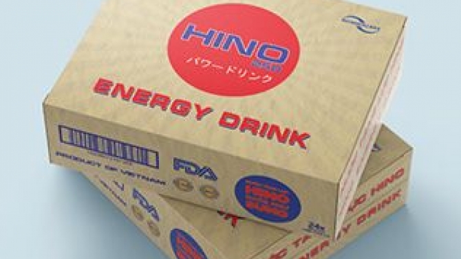 HINO Energy cardboard box I Vintage & Retro style