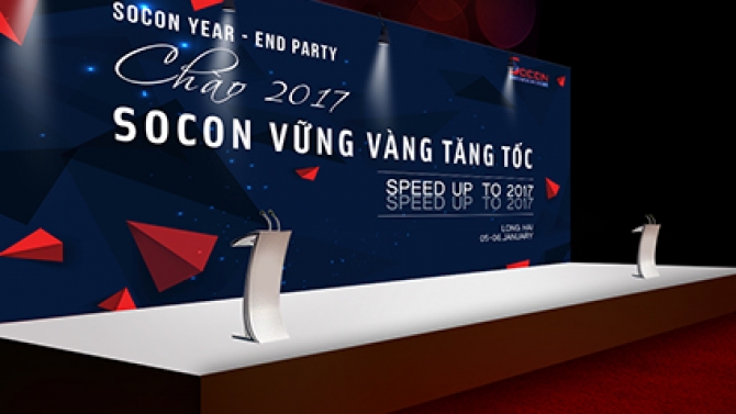 Backdrop Teambuilding C&ocirc;ng ty Socon Vietnam