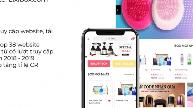 Lixibox | Quảng c&aacute;o facebook ads chuyển đổi đơn h&agrave;ng