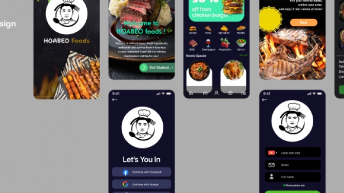 Thiết kế foodApp