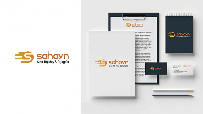 Thiết kế logo Saha.vn