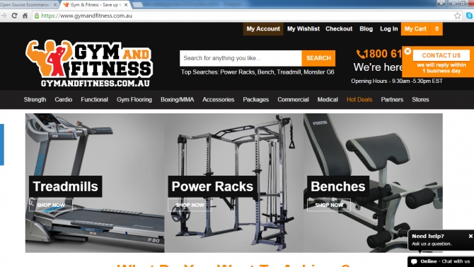 Lập tr&igrave;nh website gymandfitness.com.au