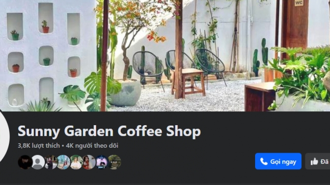 Chăm s&oacute;c Fanpage | Sunny Garden Coffee