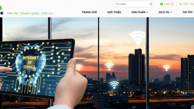 Thiết kế website C&ocirc;ng ty Cổ phần C&ocirc;ng nghệ Avani Việt Nam