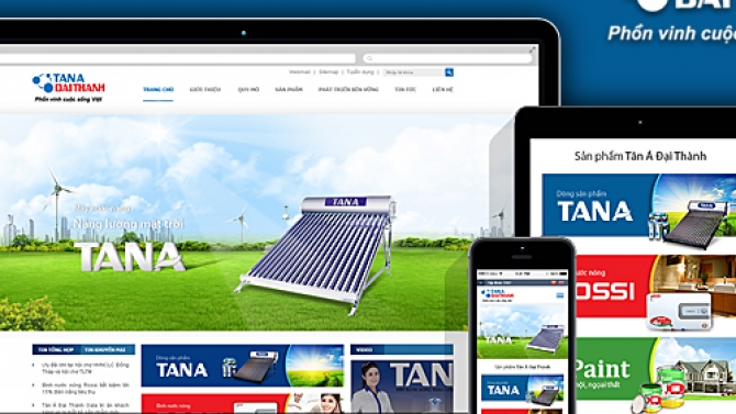 Webite T&acirc;n &Aacute; Đại Th&agrave;nh