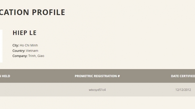 MAGENTO CERTIFICATION PROFILE