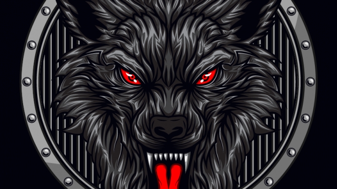 T shirt Design Wolf