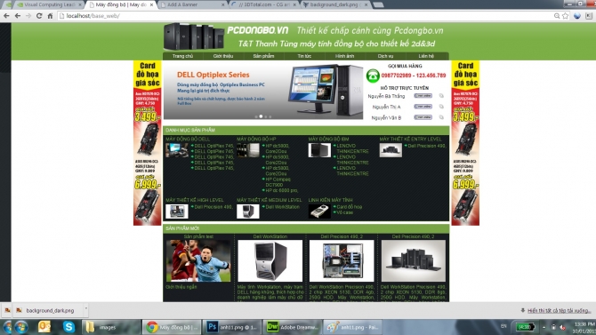 Thiết kế website pcdongbo.vn
