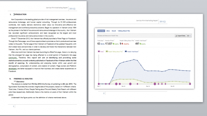 Facebook analysis