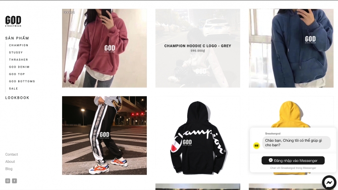 Web shop GOD Streetwear