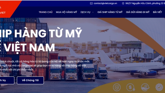 Website doanh nghiệp CargoViet