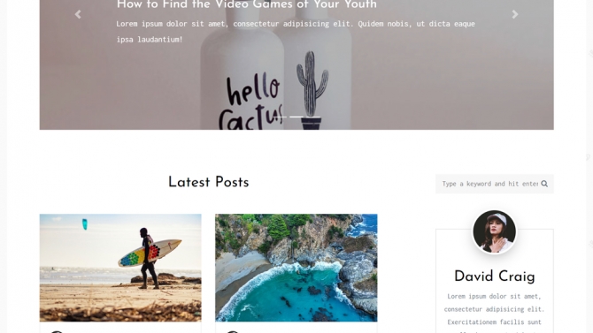 Giao diện Wordify lấy từ Colorlib (Mod lại full Bootstrap)