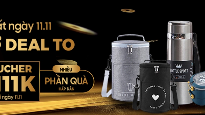 Thiết kế poster sale shoppee 11/11