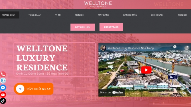 Thiết kế landingpage Bất Động Sản
