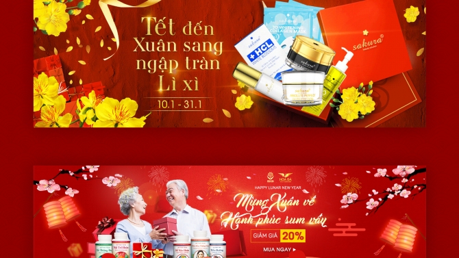 C&aacute;c Banner Tết 2018