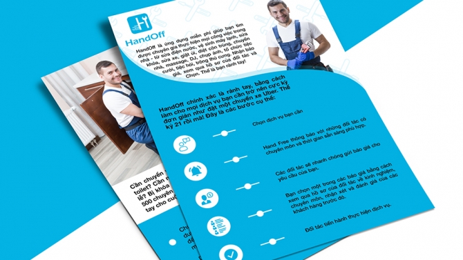 Flyer thương hiệu HandOff