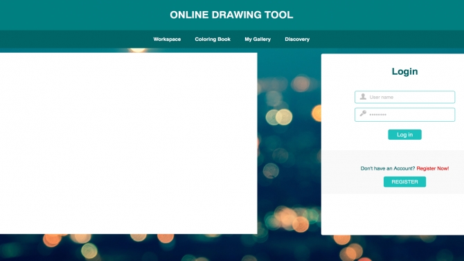 Online Drawing Tool ( My academic project)