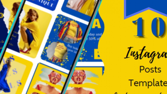 Thiết kế banner Shopee, Instagram Templates, Facebook Templates