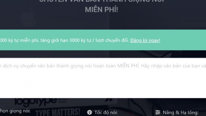 X&acirc;y dựng website Text to Speech Chuyển Văn Bản Th&agrave;nh Giọng N&oacute;i