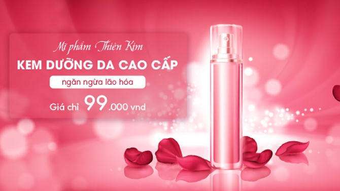 Bộ nhận diện cho mỹ phẩm Thi&ecirc;n Kim
