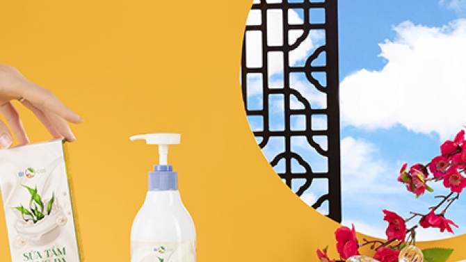 Chụp ảnh sản phẩm m&ugrave;a tết nguy&ecirc;n đ&aacute;n Biocosmetics