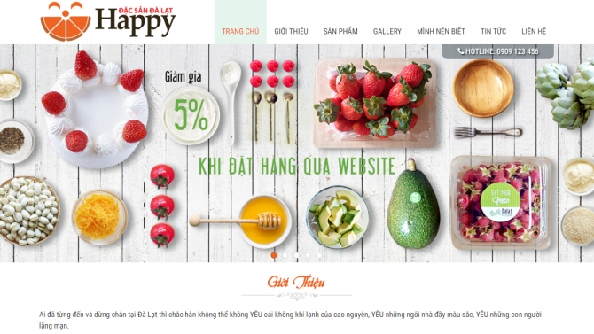Dự &aacute;n dacsandalathappy.com