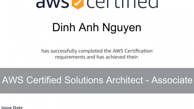AWS Certified Solutions Architect &ndash; Associate