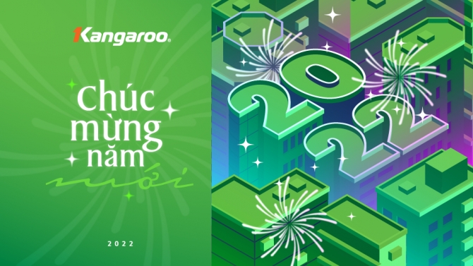 Banner mừng năm mới tập đo&agrave;n Kangaroo