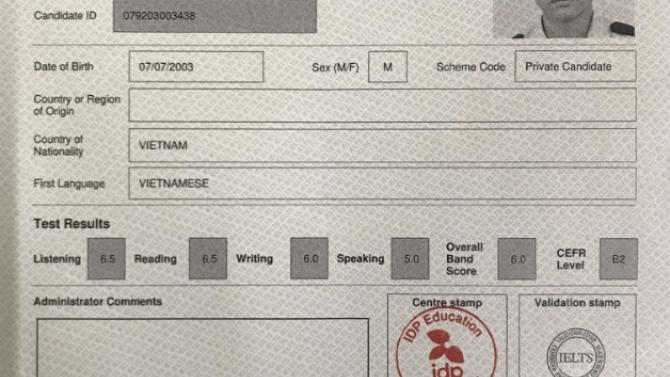 Bằng Ielts