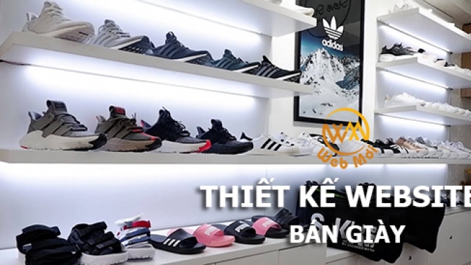 Thiết kế website b&aacute;n gi&agrave;y d&eacute;p