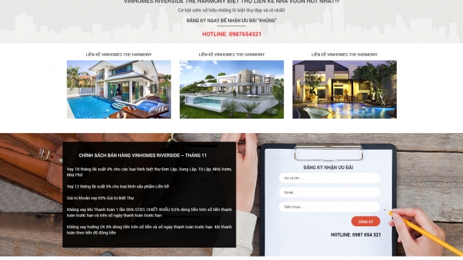 Thiết kế website b&aacute;n chung cư