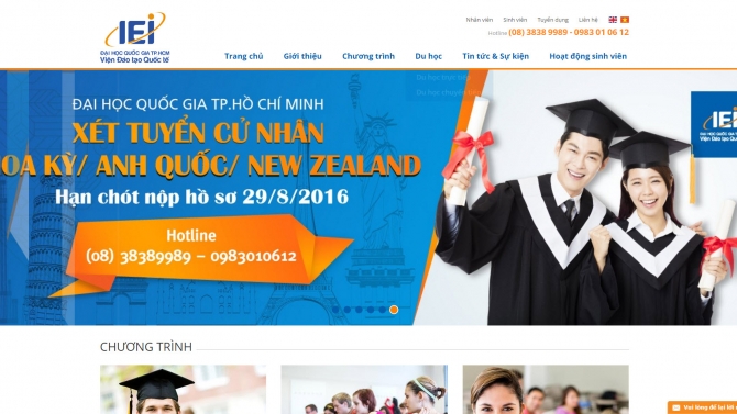 Viện đ&agrave;o tạo quốc tế IEI