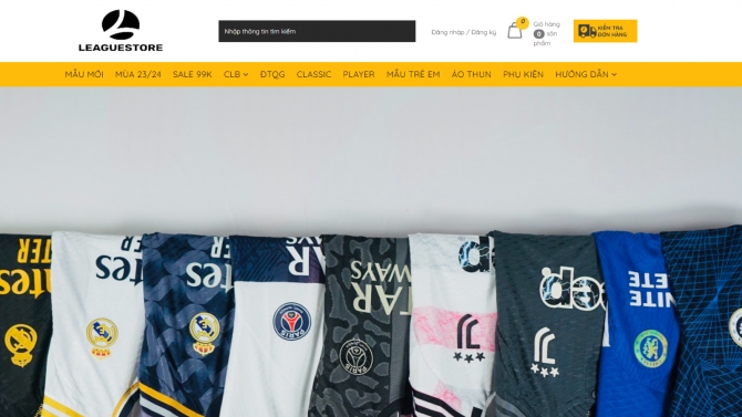 Dự &aacute;n x&acirc;y dựng website: league2.vn